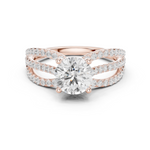 Gold Ring DDLR-676, Rose Gold