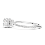 Gold Ring LR-0341, White Gold, view 3