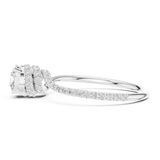 Gold Ring LR-0341, White Gold, view 3