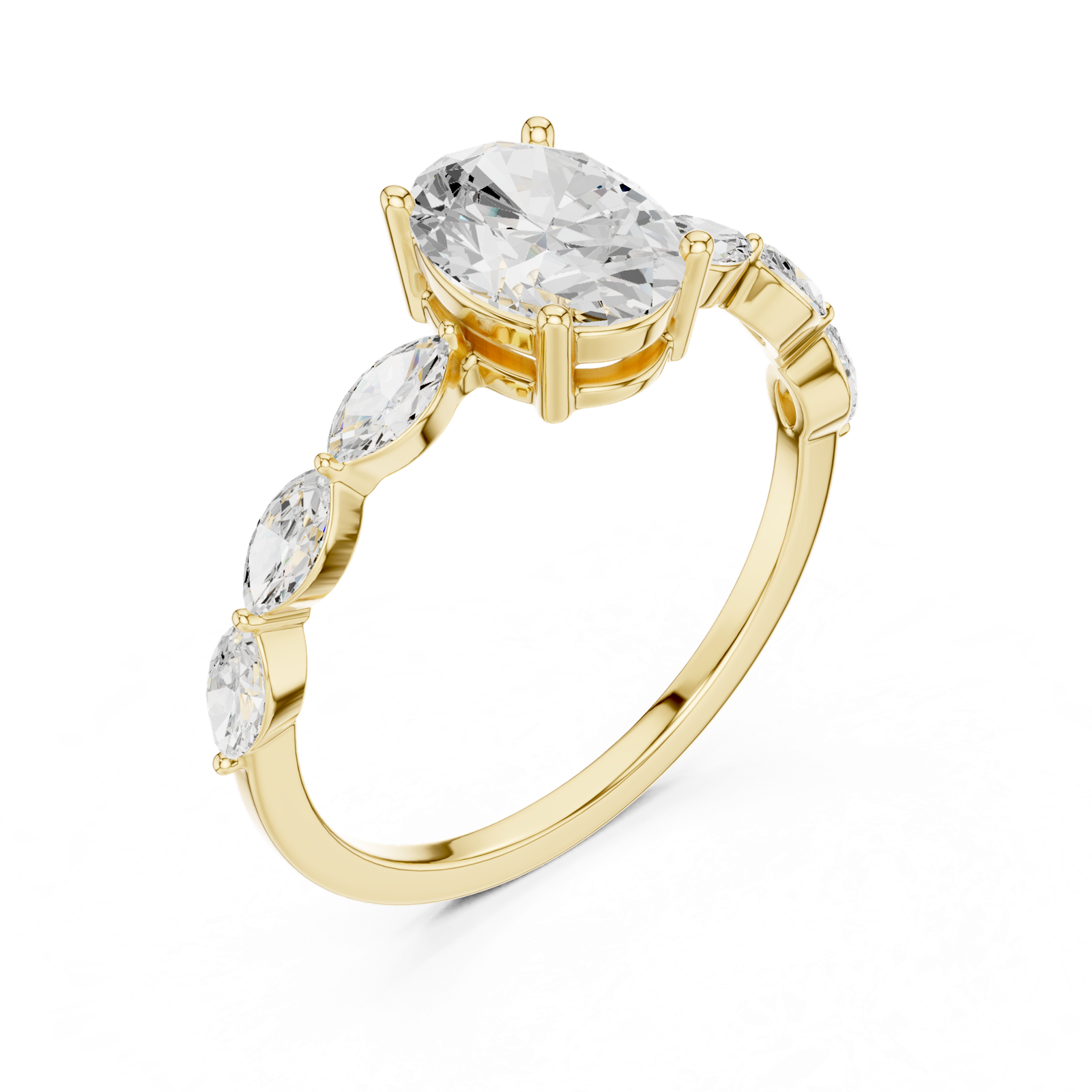Gold Ring SBWR(11), Yellow Gold, view 2