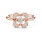 Gold Ring 1 (355), Rose Gold, view 4