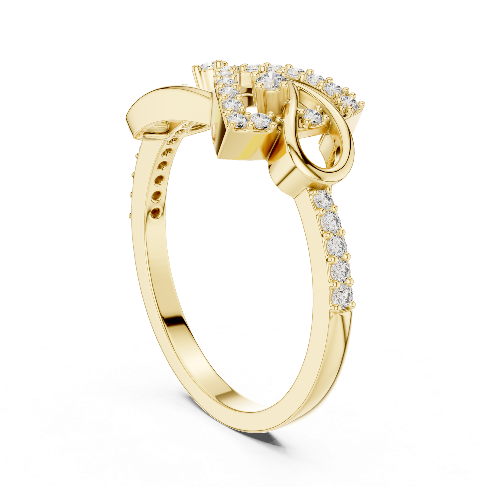 Gold Ring LR-01 (56), Yellow Gold