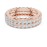 Gold Ring DDLR-714, Rose Gold, view 4