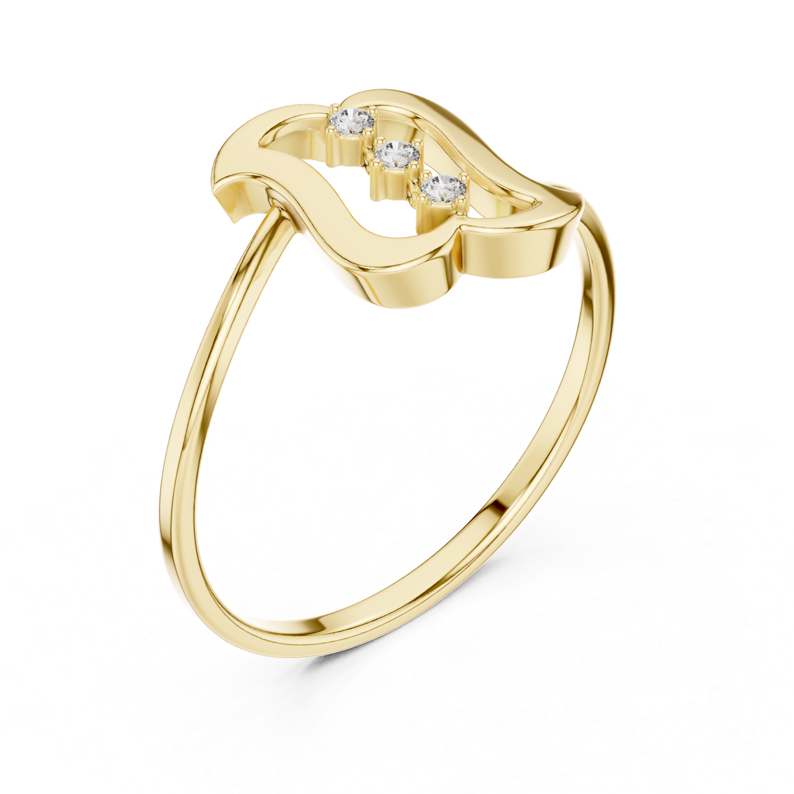Gold Ring 1 (146), Yellow Gold, view 2