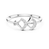 Gold Ring 1 (150), White Gold, view 4