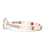 Gold Ring ALR-166, Rose Gold, view 3
