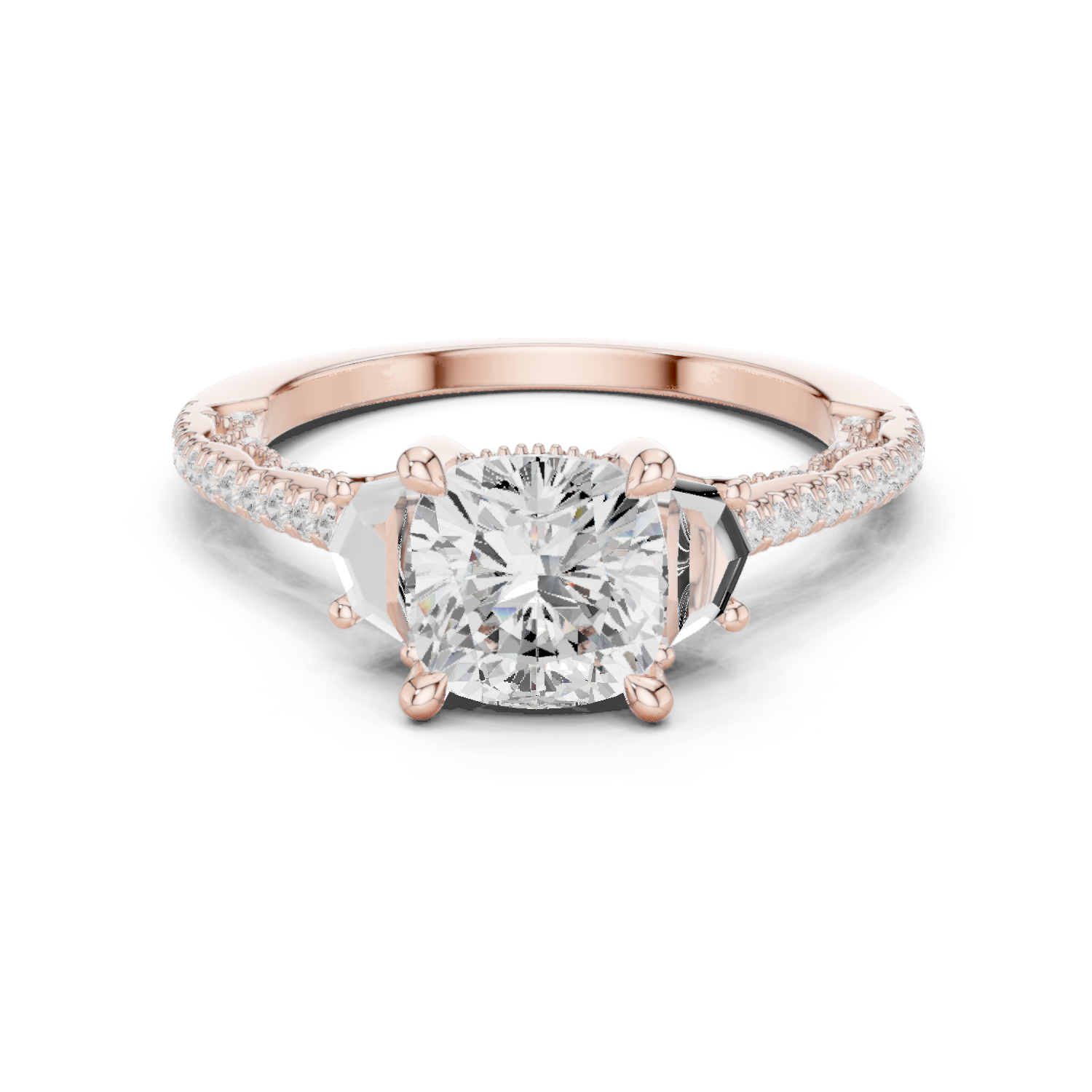 Gold Ring DDLR-283, Rose Gold