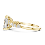 Gold Ring DDLR-1004, Yellow Gold, view 3