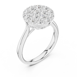 Gold Ring DDLR-781, White Gold, view 2