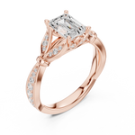 Gold Ring DDLR-933, Rose Gold, view 2