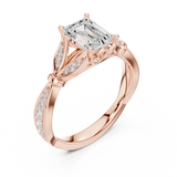Gold Ring DDLR-933, Rose Gold, view 2