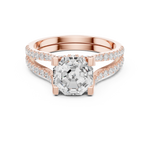 Gold Ring DDLR-182-OC, Rose Gold, view 4