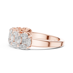 Gold Ring DDLR-246, Rose Gold, view 3