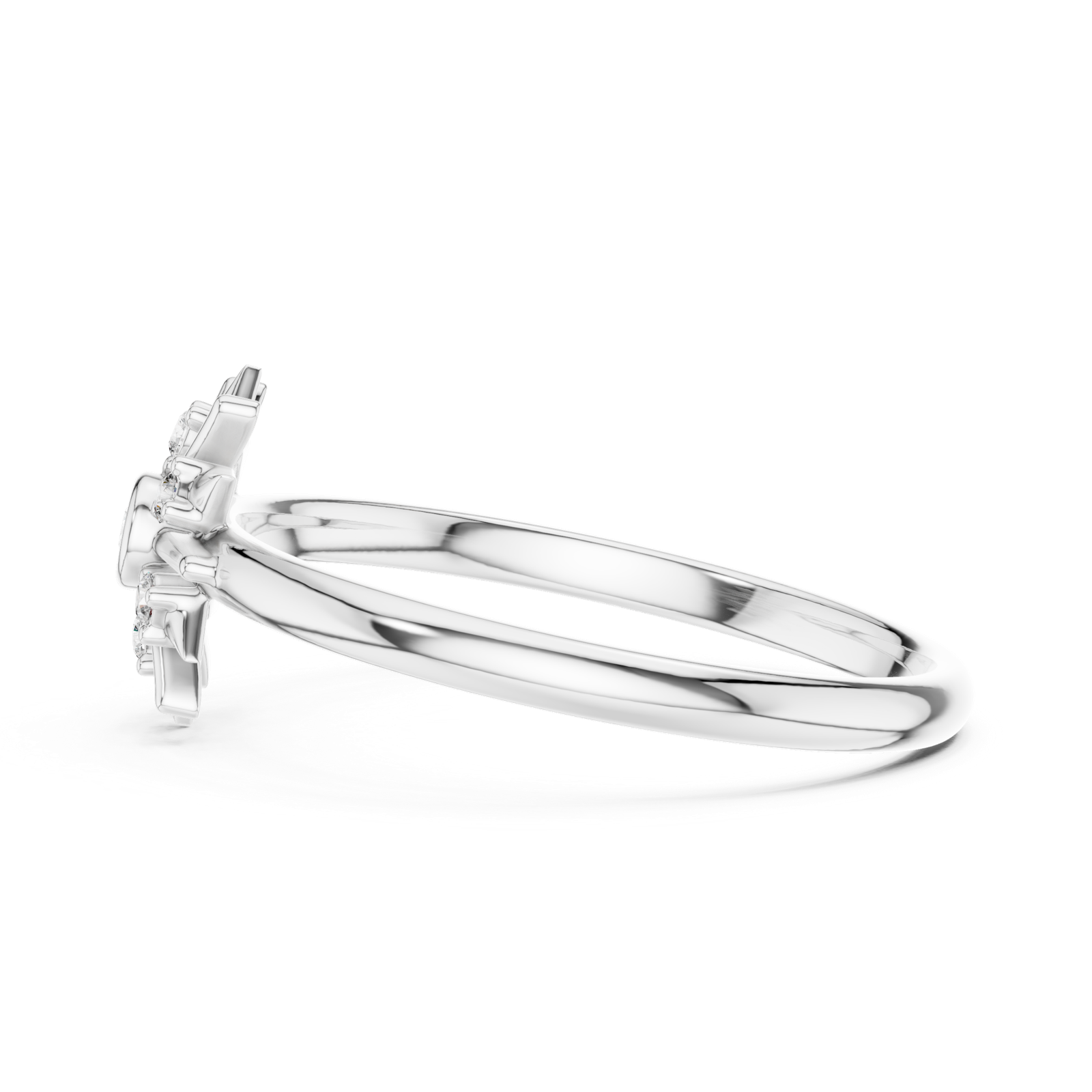 Gold Ring 1 (415), White Gold, view 3