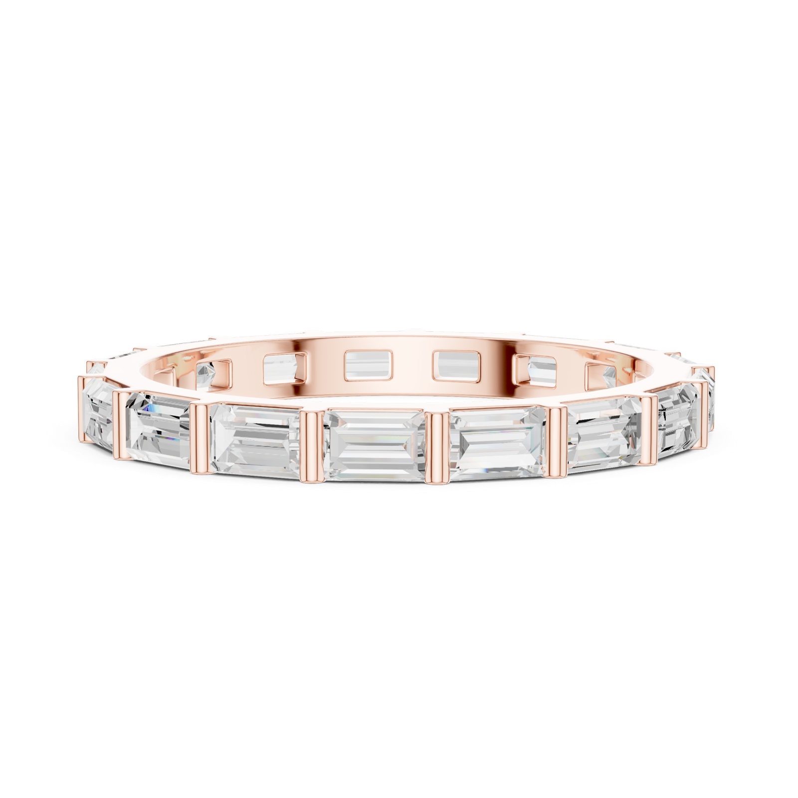 Gold Ring DDLR-1119, Rose Gold, view 3