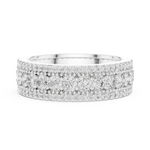Gold Ring DDLR-224, White Gold, view 3