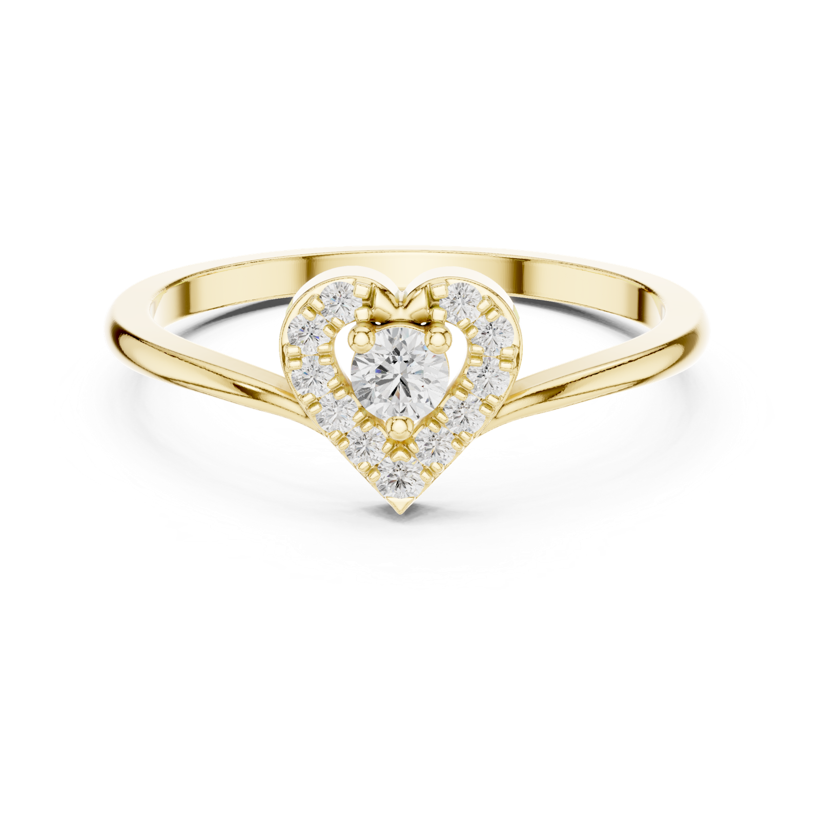 Gold Ring HLR-237, Yellow Gold