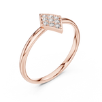 Gold Ring Ledis Ring, Rose Gold, view 2