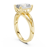 Gold Jewelry L36-7, Radiant center stone, Yellow Gold, view 1
