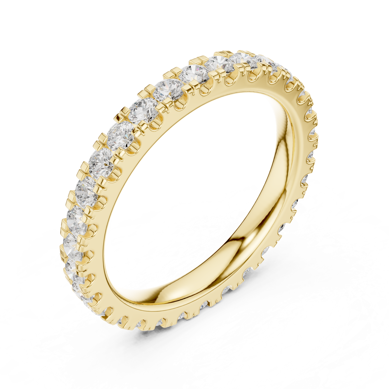 Gold Ring DDLR-605, Yellow Gold, view 2