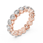 Gold Ring ALR-54, Rose Gold, view 2