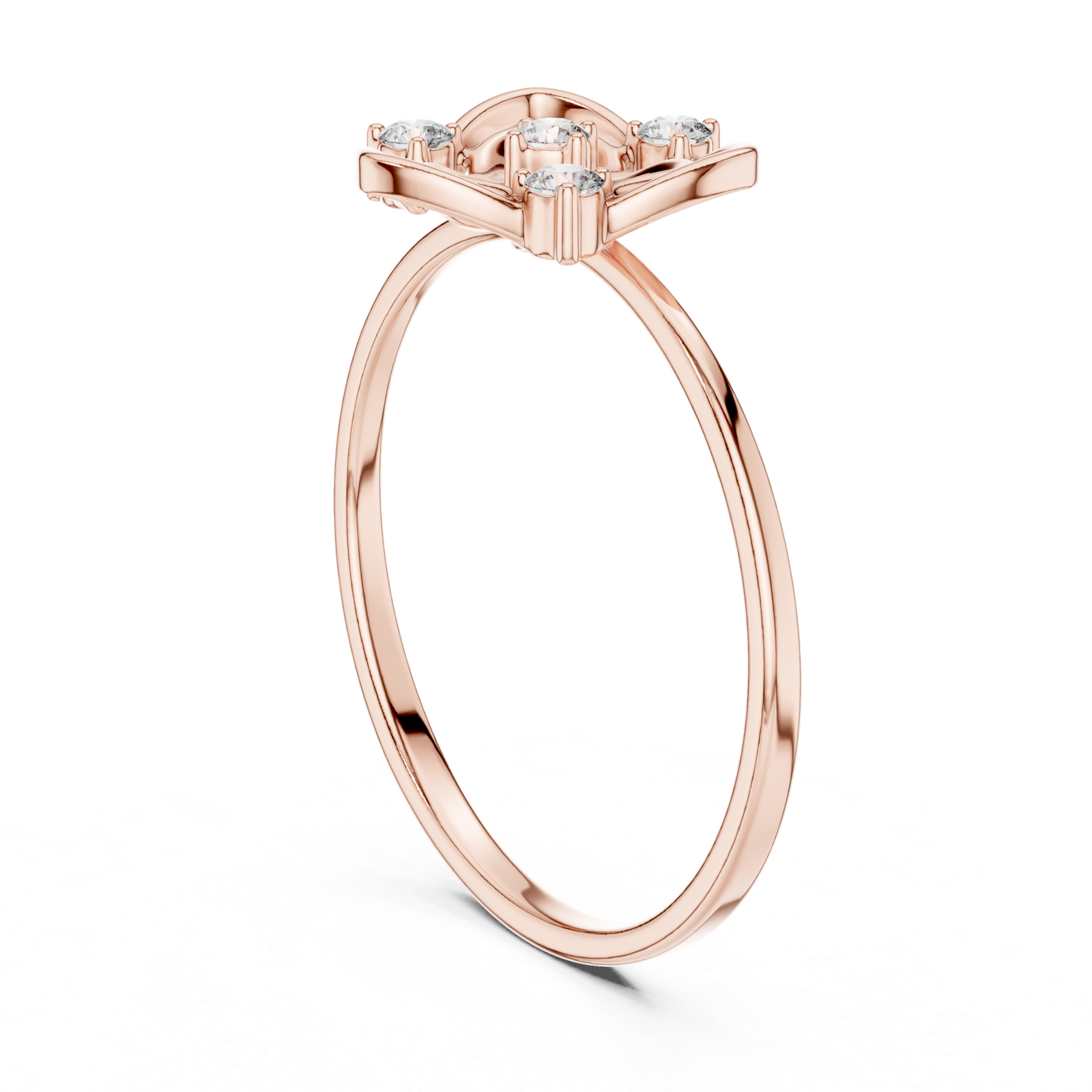 Gold Ring 1 (152), Rose Gold