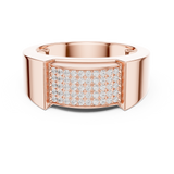 Gold Ring SBMR(49), Rose Gold, view 4