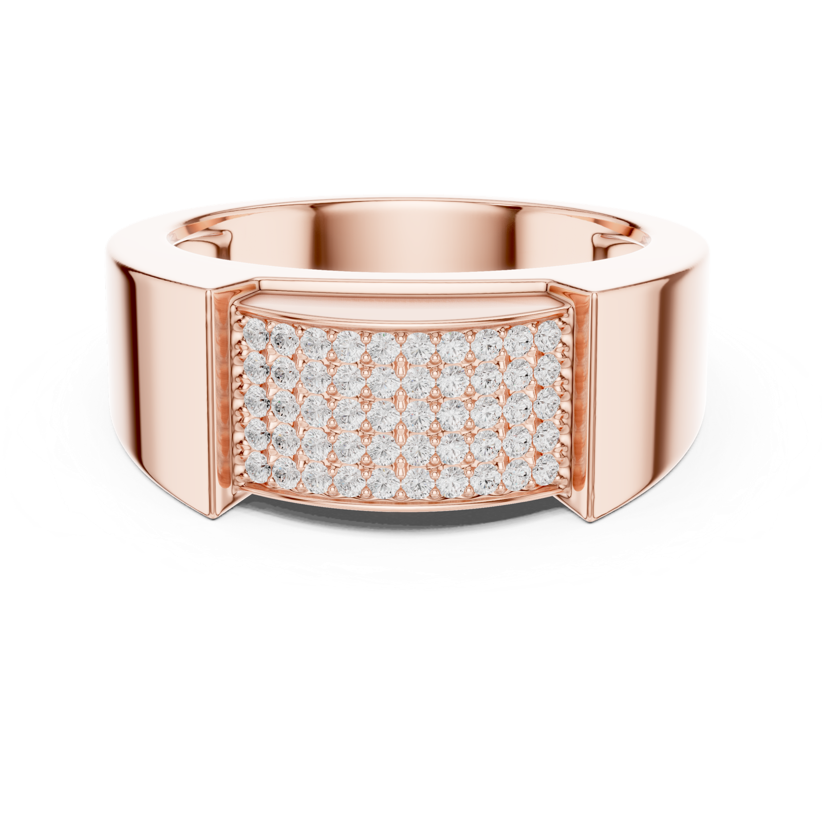 Gold Ring SBMR(49), Rose Gold, view 4