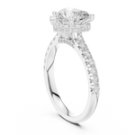 Gold Ring DDLR-258, White Gold, view 1