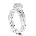 Gold Ring LR-0269, White Gold, view 1