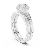 Gold Ring LR-0269, White Gold, view 1