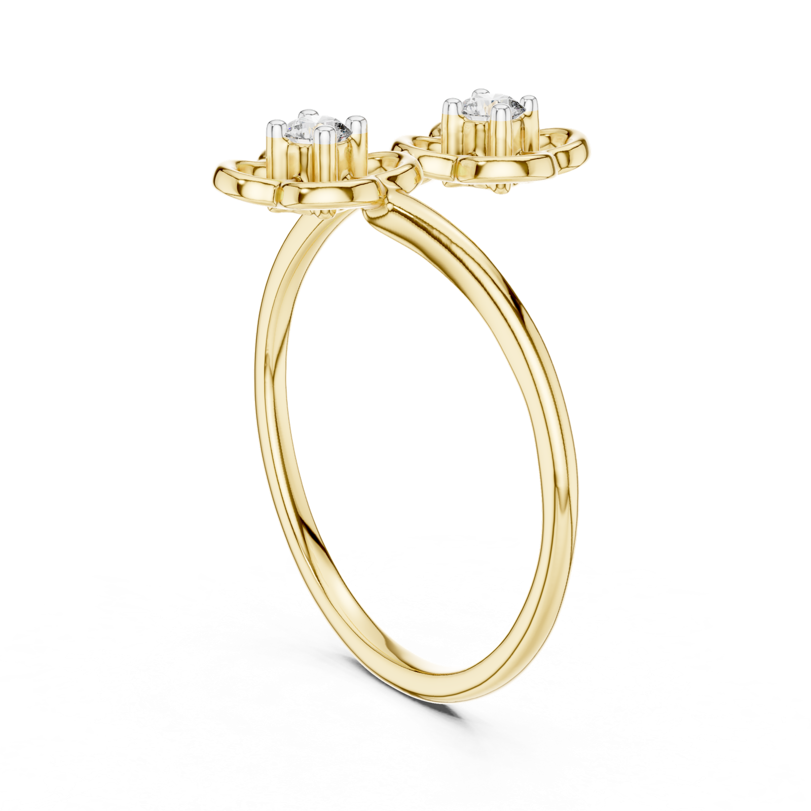 Gold Ring 12-10027@L, Yellow Gold, view 1