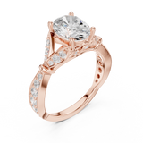 Gold Ring SBWR(23), Rose Gold, view 2