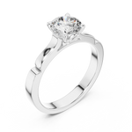 Gold Ring LR-0008, White Gold, view 2