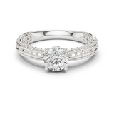 Gold Ring DDLR-810, White Gold