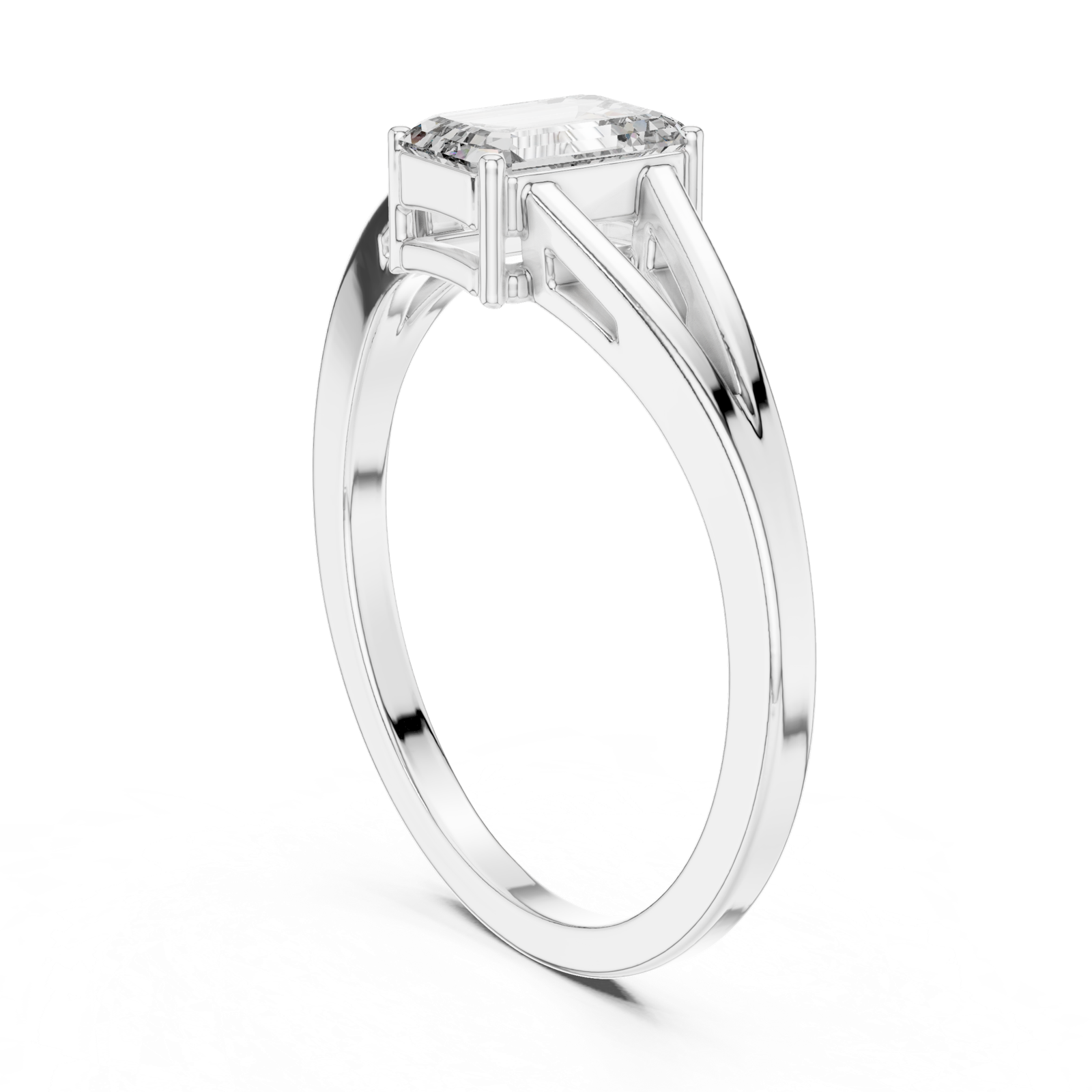 Gold Ring AVBLR-128, White Gold