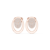 Gold Earrings Earring, Rose Gold, view 4