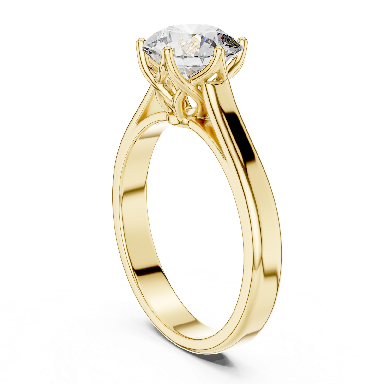 Gold Ring LR-0037, Yellow Gold, view 1