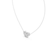 Gold Pendant GPD-0019, White Gold, view 2