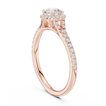 Gold Ring LR-0238, Rose Gold, view 1