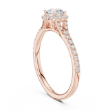 Gold Ring LR-0238, Rose Gold, view 1