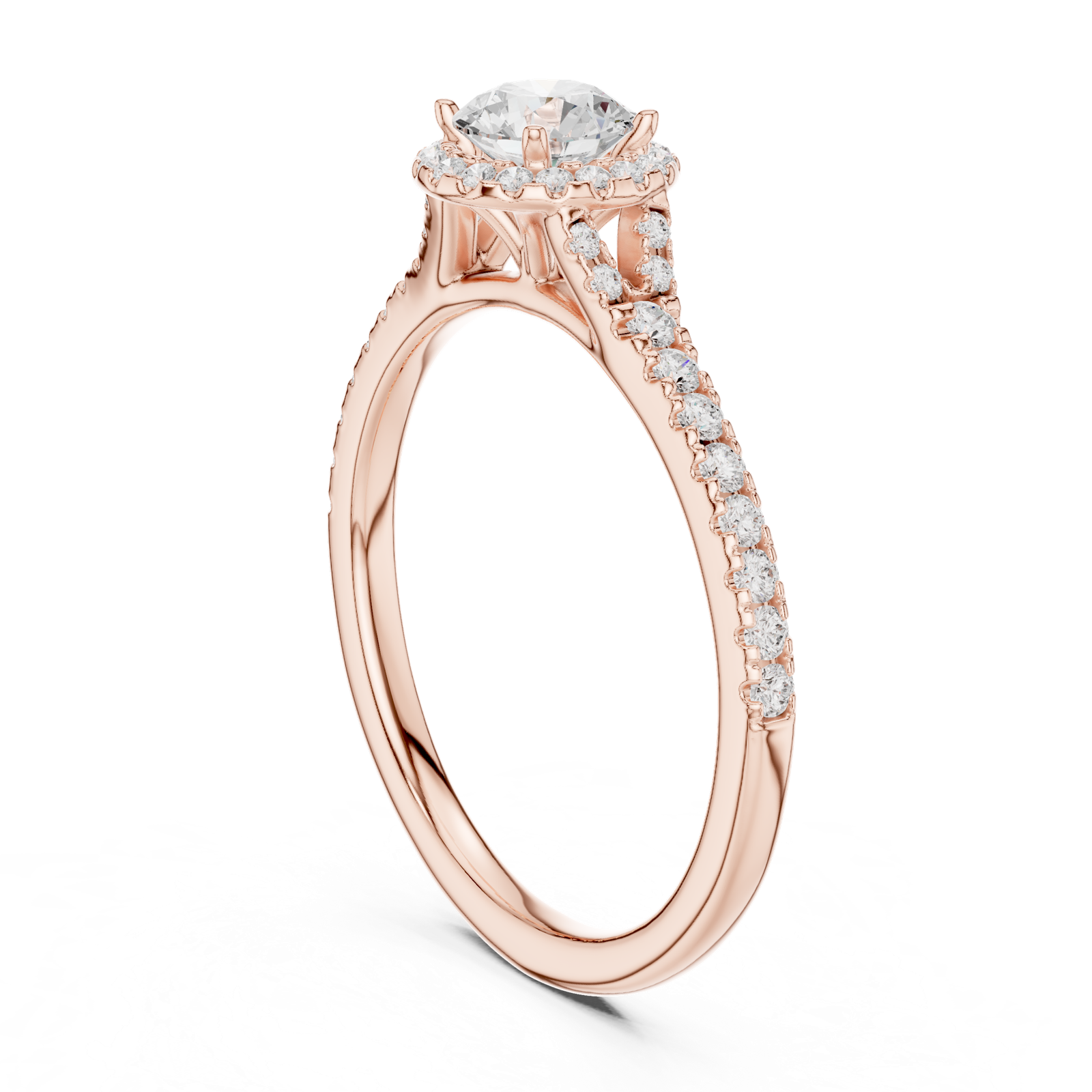Gold Ring LR-0238, Rose Gold, view 1