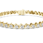 Gold Bracelet GLBR-0003, Yellow Gold, view 4