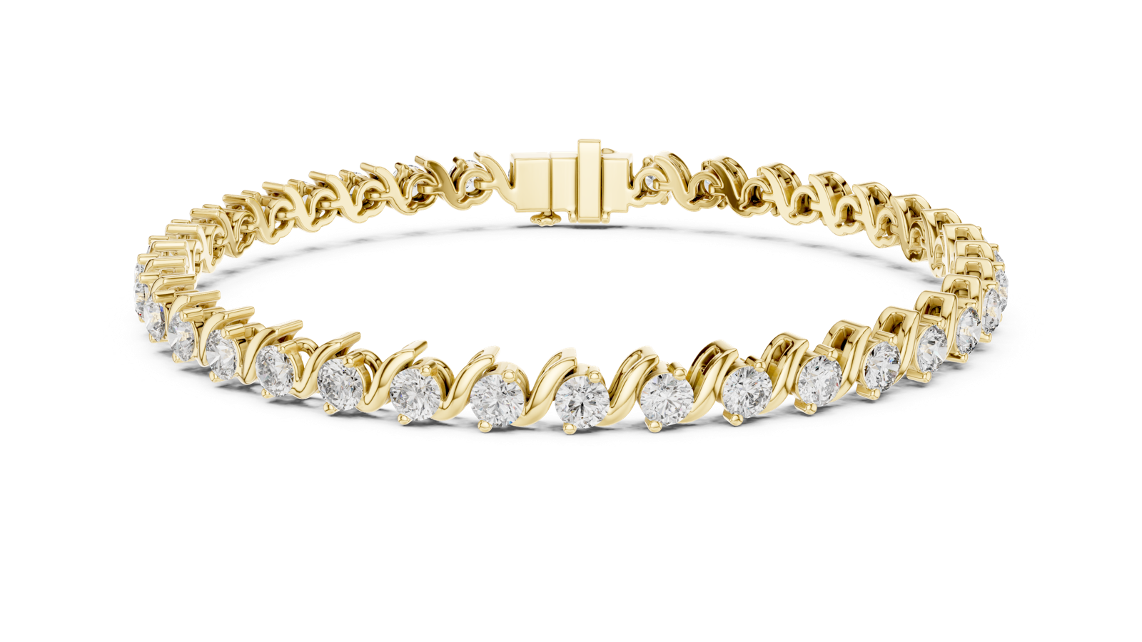 Gold Bracelet GLBR-0003, Yellow Gold, view 4