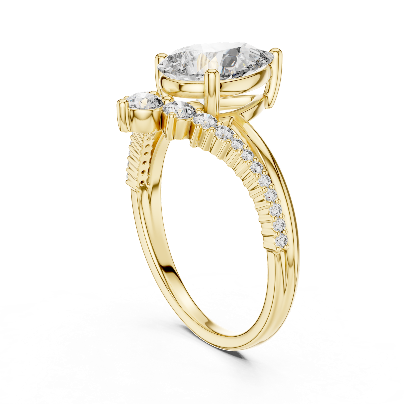 Gold Ring DDLR-059, Yellow Gold