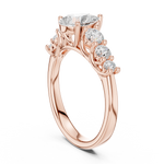 Gold Ring DDLR-705, Rose Gold, view 1