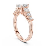 Gold Ring DDLR-705, Rose Gold, view 1