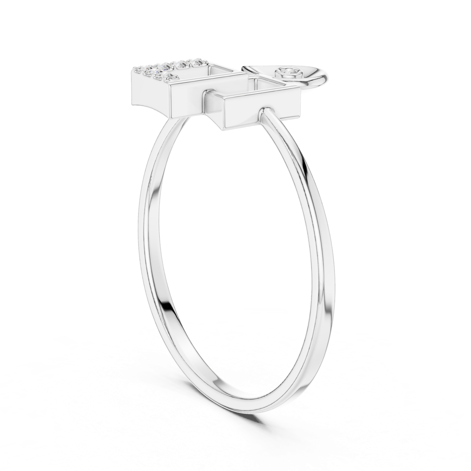 Gold Ring 1 (156), White Gold