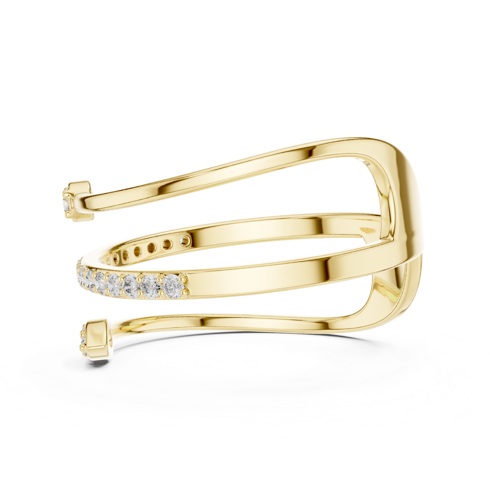 Gold Ring 1 (236), Yellow Gold, view 3