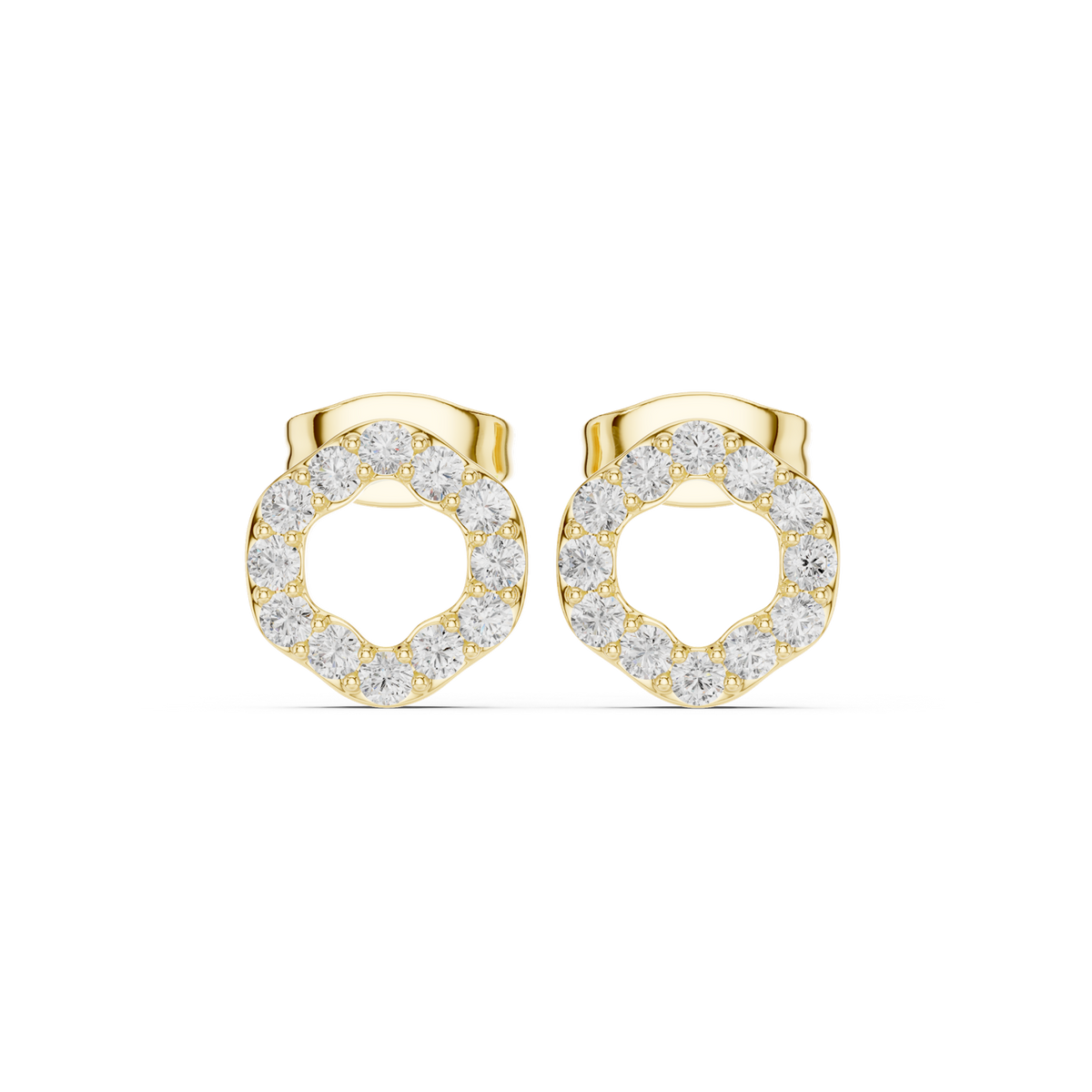 Gold Earrings SBER(16), Yellow Gold